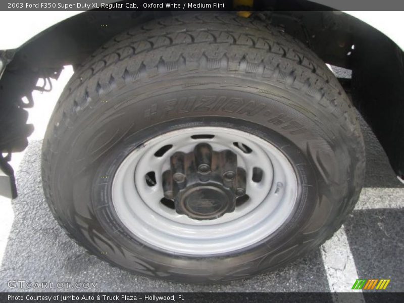 Oxford White / Medium Flint 2003 Ford F350 Super Duty XL Regular Cab