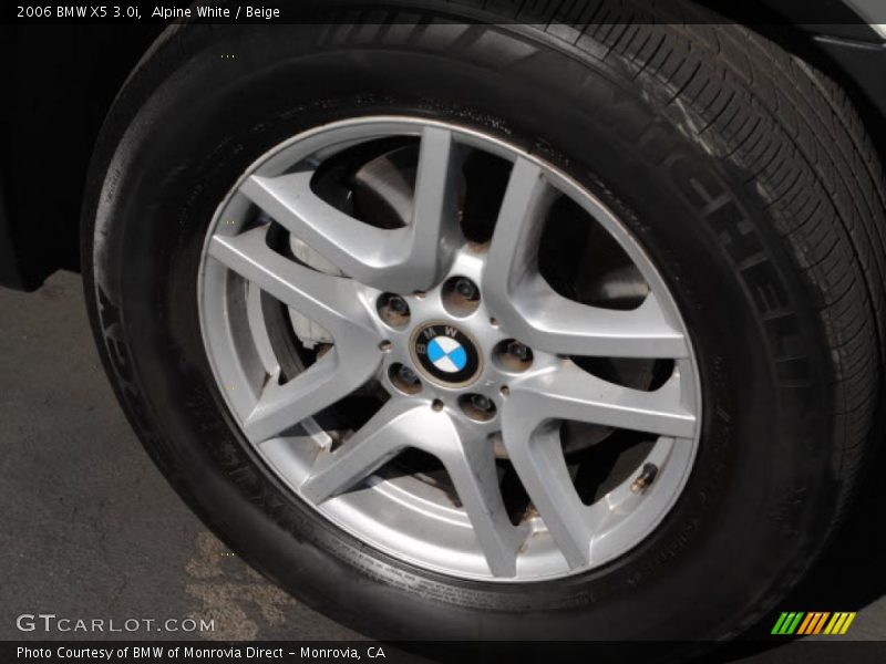 Alpine White / Beige 2006 BMW X5 3.0i