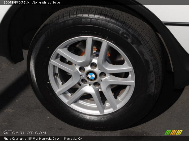 Alpine White / Beige 2006 BMW X5 3.0i