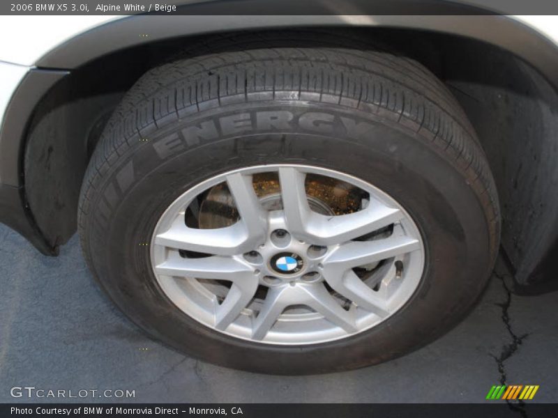 Alpine White / Beige 2006 BMW X5 3.0i