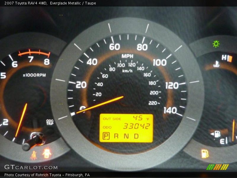 Everglade Metallic / Taupe 2007 Toyota RAV4 4WD