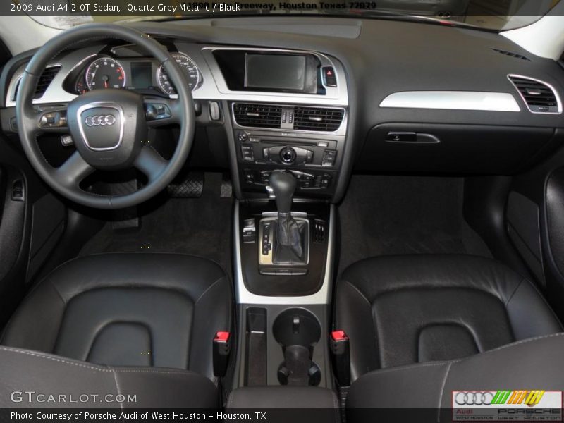 Quartz Grey Metallic / Black 2009 Audi A4 2.0T Sedan