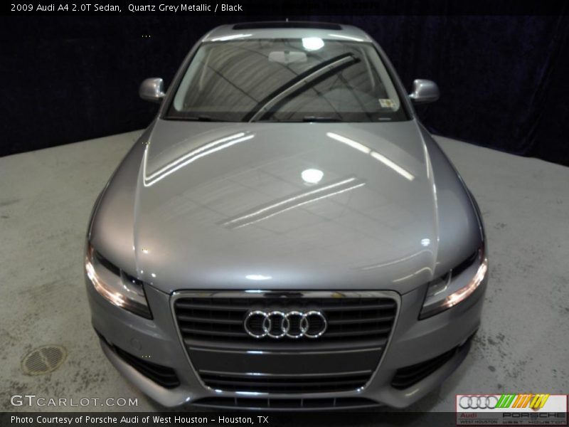 Quartz Grey Metallic / Black 2009 Audi A4 2.0T Sedan
