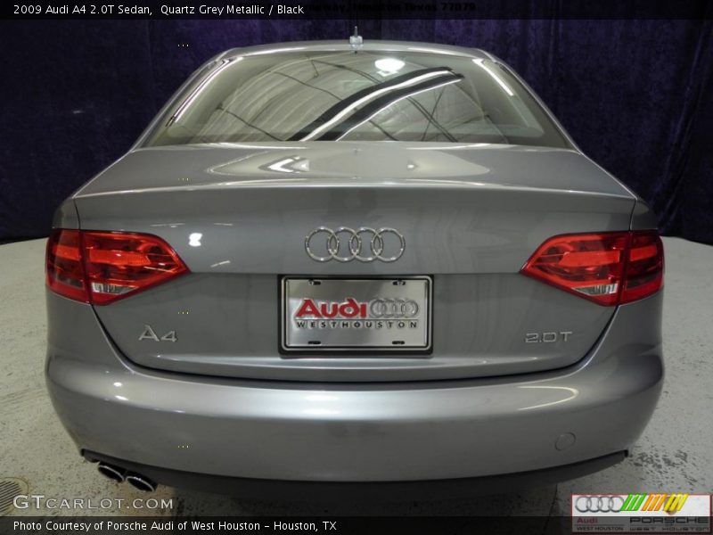 Quartz Grey Metallic / Black 2009 Audi A4 2.0T Sedan