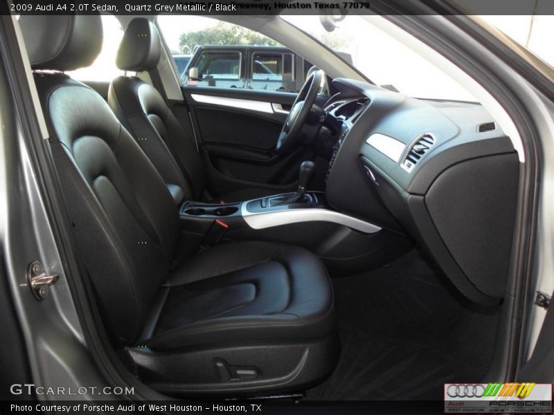 Quartz Grey Metallic / Black 2009 Audi A4 2.0T Sedan