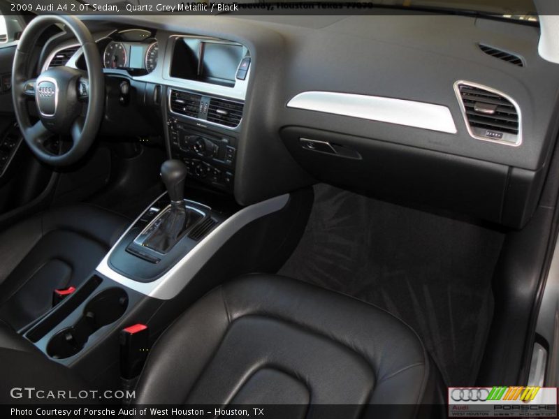 Quartz Grey Metallic / Black 2009 Audi A4 2.0T Sedan