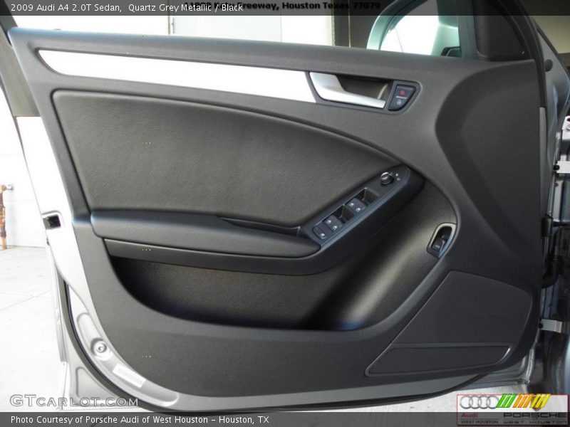 Quartz Grey Metallic / Black 2009 Audi A4 2.0T Sedan