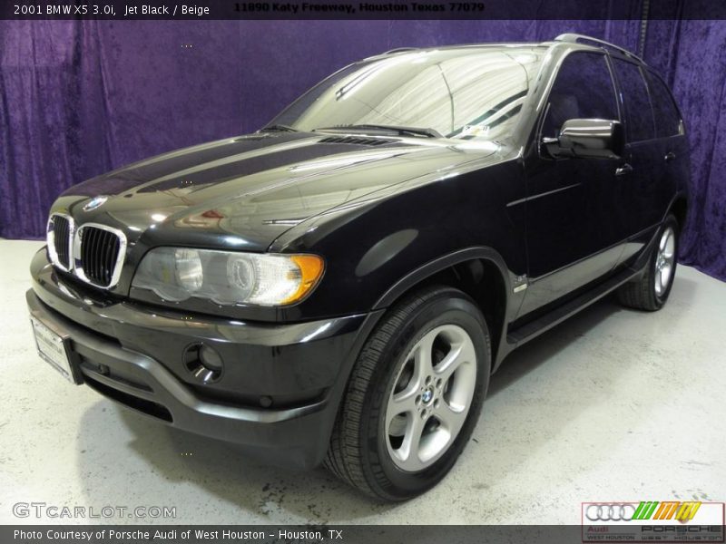Jet Black / Beige 2001 BMW X5 3.0i