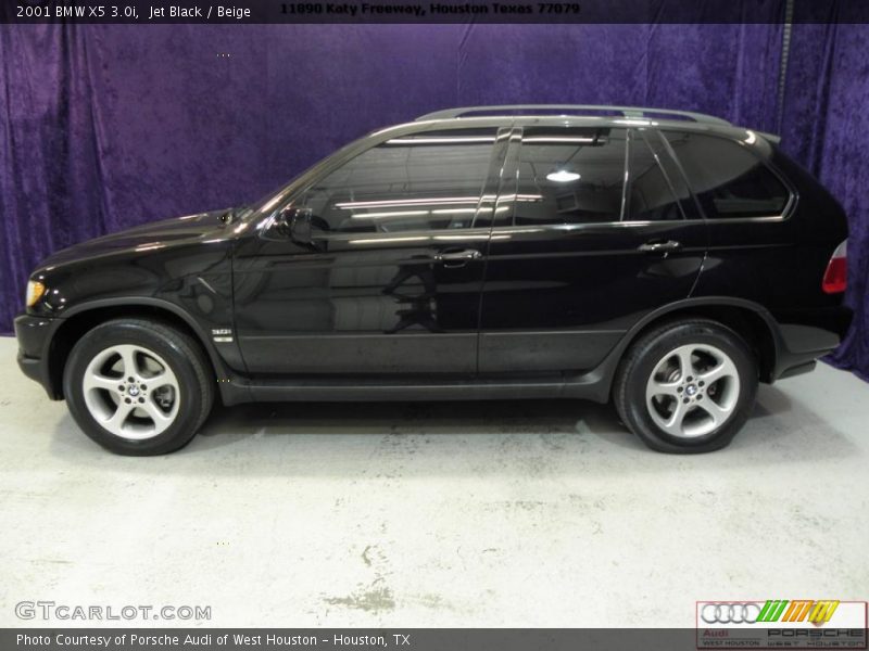 Jet Black / Beige 2001 BMW X5 3.0i