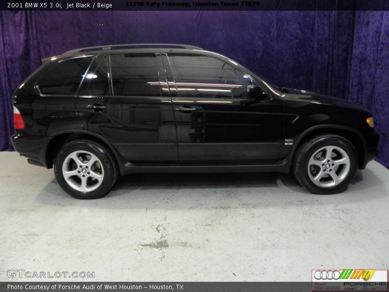 Jet Black / Beige 2001 BMW X5 3.0i