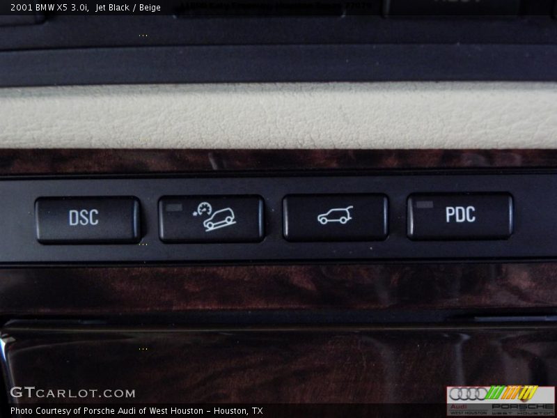 Jet Black / Beige 2001 BMW X5 3.0i