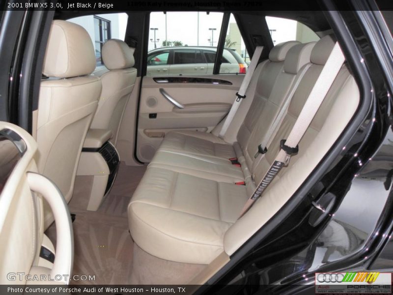Jet Black / Beige 2001 BMW X5 3.0i