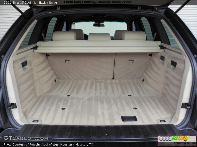 Jet Black / Beige 2001 BMW X5 3.0i