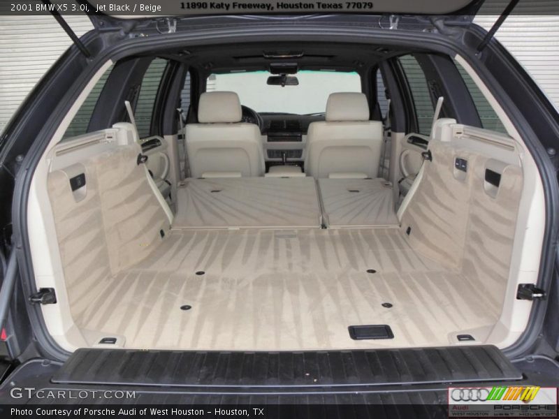 Jet Black / Beige 2001 BMW X5 3.0i