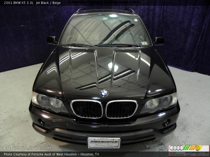Jet Black / Beige 2001 BMW X5 3.0i
