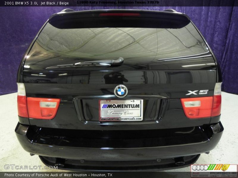 Jet Black / Beige 2001 BMW X5 3.0i