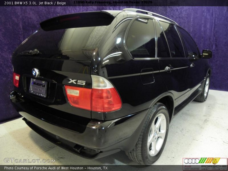 Jet Black / Beige 2001 BMW X5 3.0i
