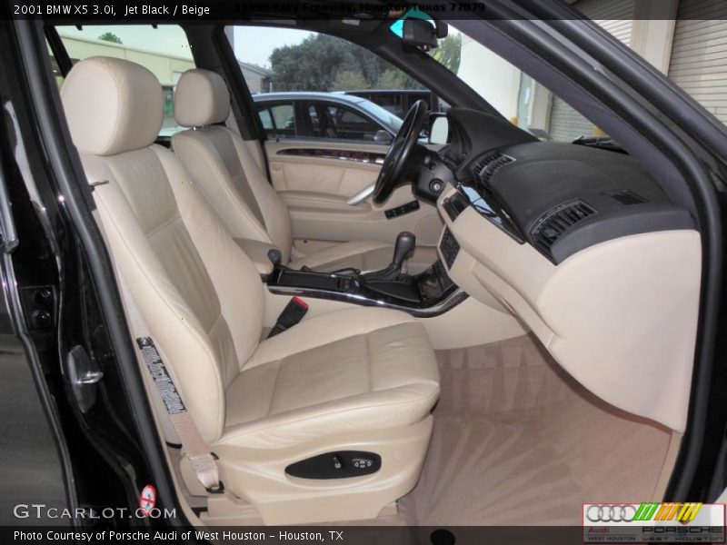 Jet Black / Beige 2001 BMW X5 3.0i