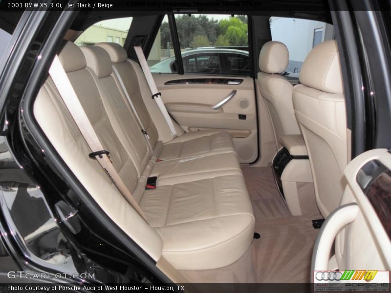 Jet Black / Beige 2001 BMW X5 3.0i