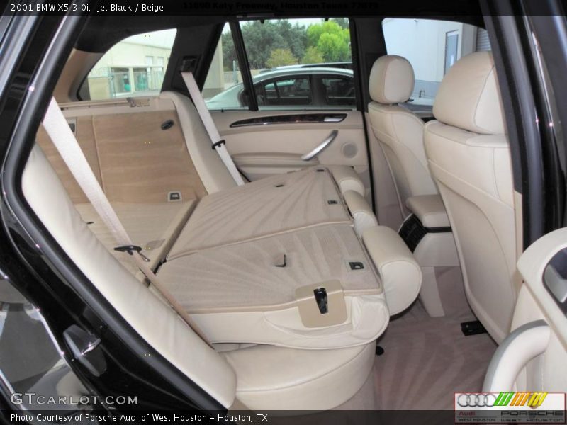 Jet Black / Beige 2001 BMW X5 3.0i