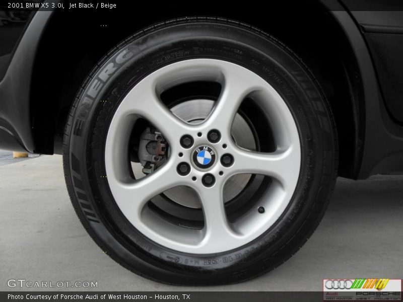 Jet Black / Beige 2001 BMW X5 3.0i