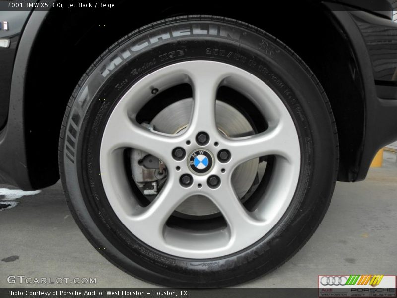 Jet Black / Beige 2001 BMW X5 3.0i