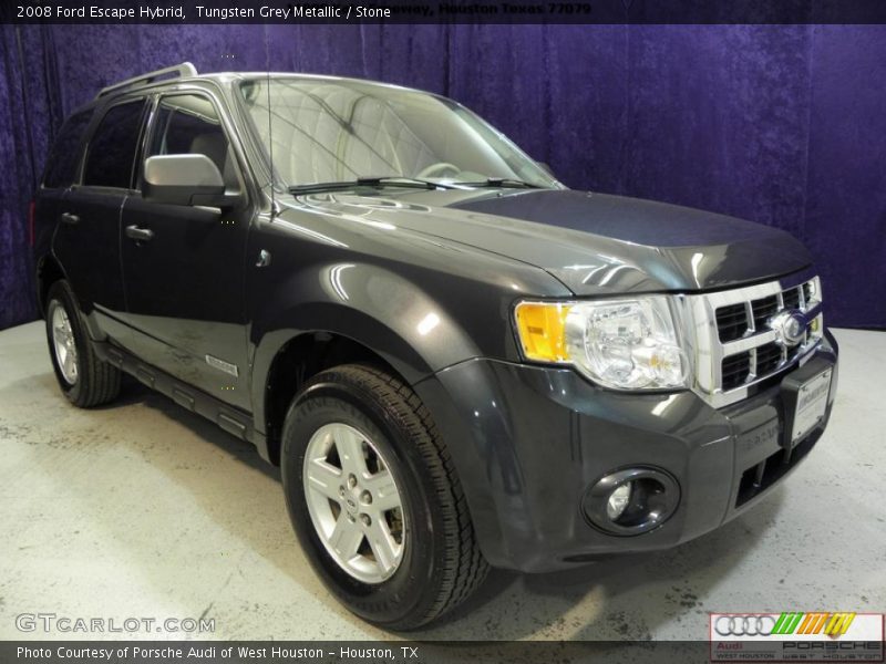 Tungsten Grey Metallic / Stone 2008 Ford Escape Hybrid