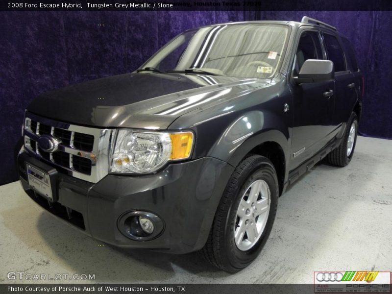 Tungsten Grey Metallic / Stone 2008 Ford Escape Hybrid