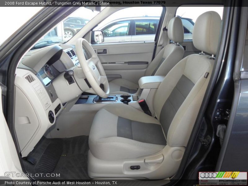 Tungsten Grey Metallic / Stone 2008 Ford Escape Hybrid