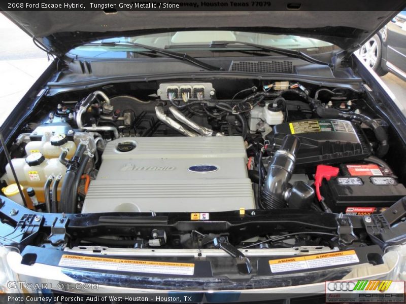 Tungsten Grey Metallic / Stone 2008 Ford Escape Hybrid