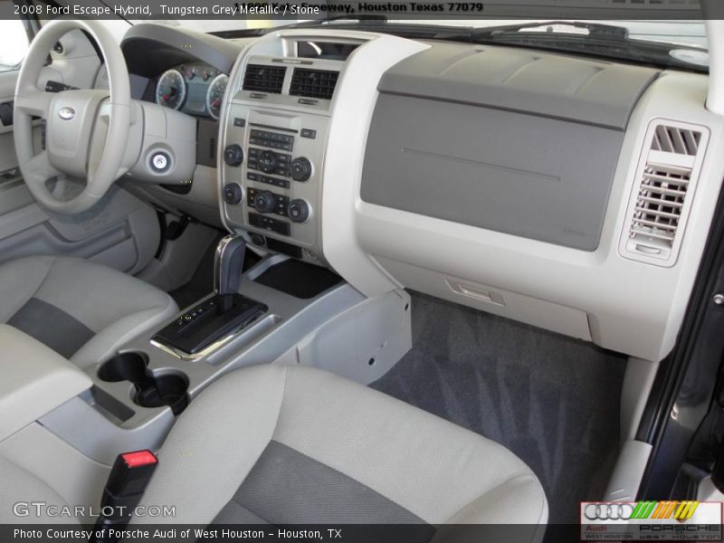 Tungsten Grey Metallic / Stone 2008 Ford Escape Hybrid