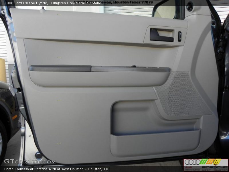 Tungsten Grey Metallic / Stone 2008 Ford Escape Hybrid