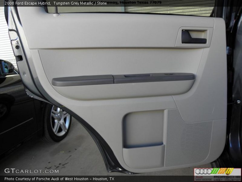 Tungsten Grey Metallic / Stone 2008 Ford Escape Hybrid