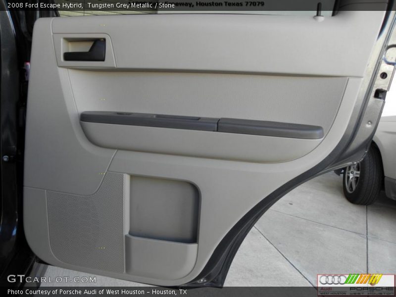Tungsten Grey Metallic / Stone 2008 Ford Escape Hybrid