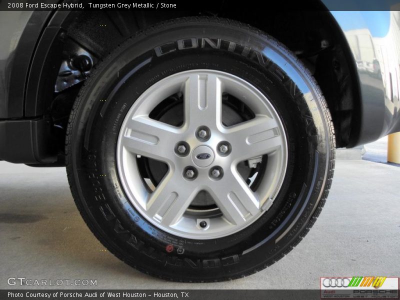 Tungsten Grey Metallic / Stone 2008 Ford Escape Hybrid
