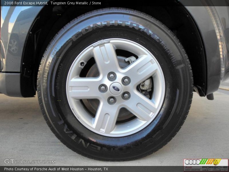 Tungsten Grey Metallic / Stone 2008 Ford Escape Hybrid
