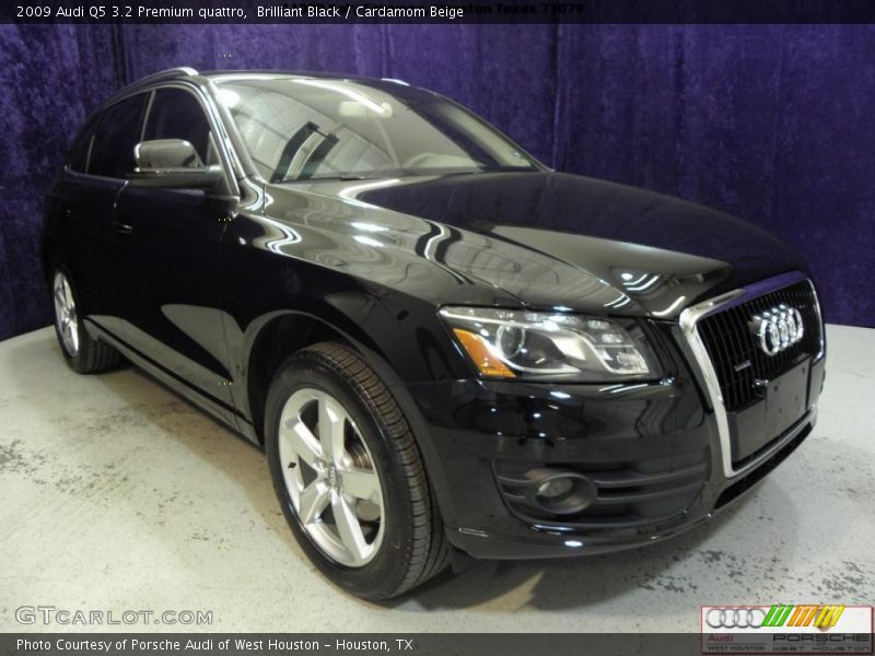 Brilliant Black / Cardamom Beige 2009 Audi Q5 3.2 Premium quattro