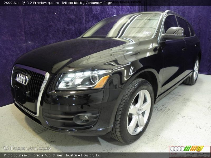 Brilliant Black / Cardamom Beige 2009 Audi Q5 3.2 Premium quattro