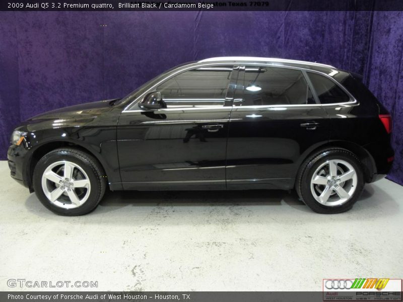 Brilliant Black / Cardamom Beige 2009 Audi Q5 3.2 Premium quattro