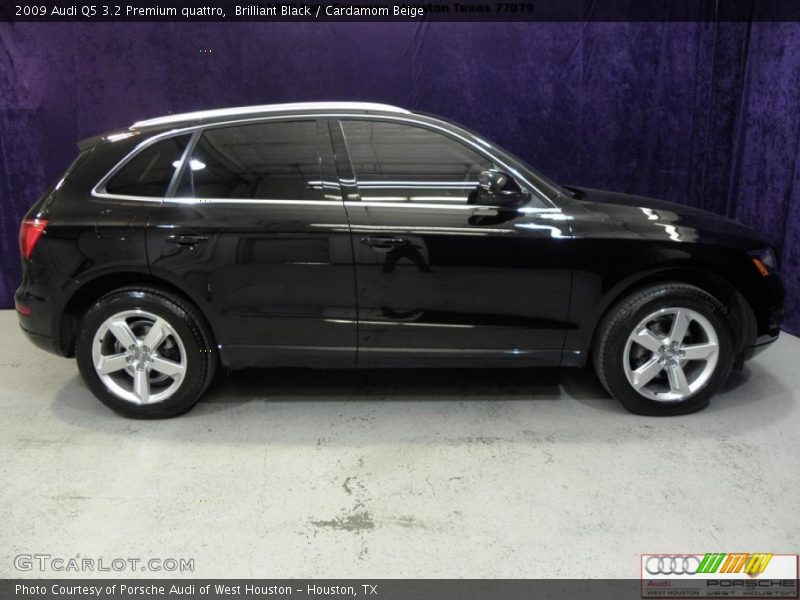 Brilliant Black / Cardamom Beige 2009 Audi Q5 3.2 Premium quattro