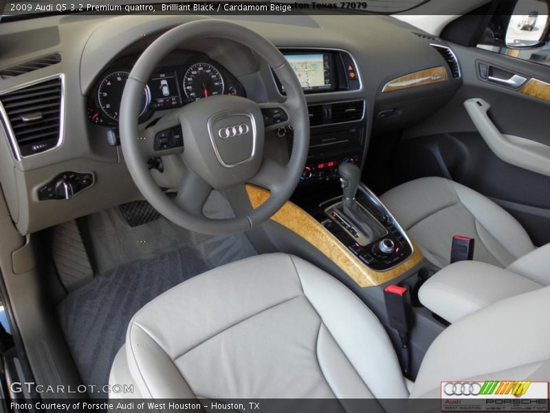 Brilliant Black / Cardamom Beige 2009 Audi Q5 3.2 Premium quattro