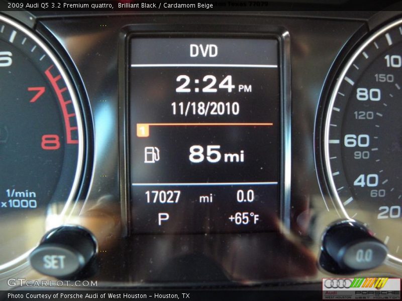 Brilliant Black / Cardamom Beige 2009 Audi Q5 3.2 Premium quattro