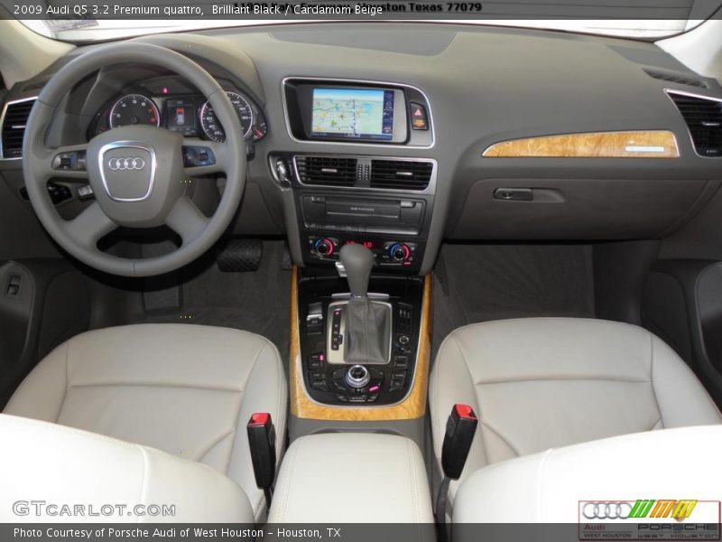 Brilliant Black / Cardamom Beige 2009 Audi Q5 3.2 Premium quattro