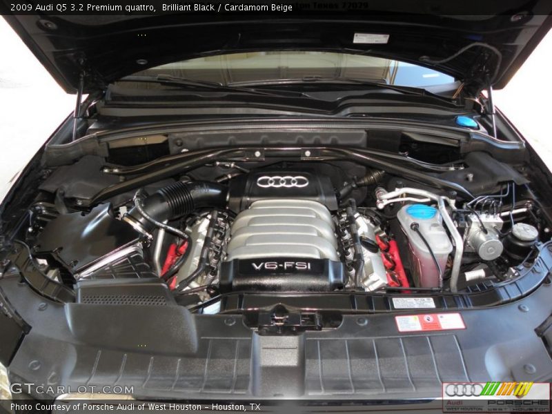 Brilliant Black / Cardamom Beige 2009 Audi Q5 3.2 Premium quattro