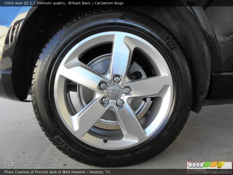 Brilliant Black / Cardamom Beige 2009 Audi Q5 3.2 Premium quattro