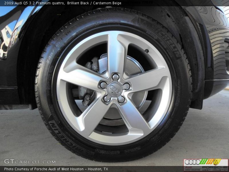 Brilliant Black / Cardamom Beige 2009 Audi Q5 3.2 Premium quattro