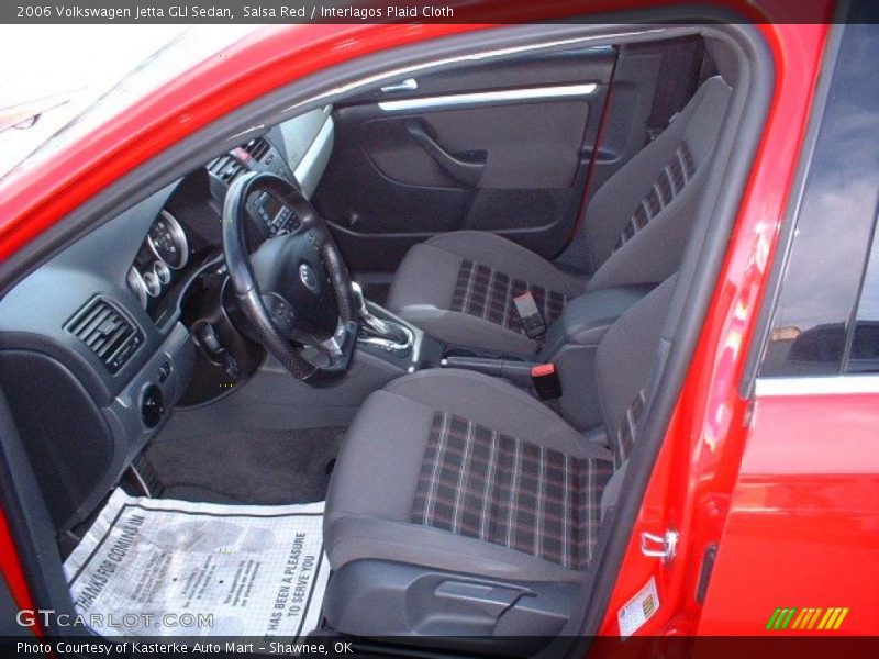  2006 Jetta GLI Sedan Interlagos Plaid Cloth Interior