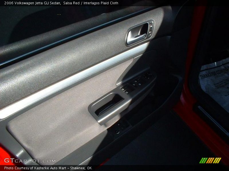 Salsa Red / Interlagos Plaid Cloth 2006 Volkswagen Jetta GLI Sedan