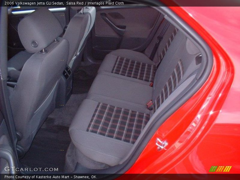 Salsa Red / Interlagos Plaid Cloth 2006 Volkswagen Jetta GLI Sedan