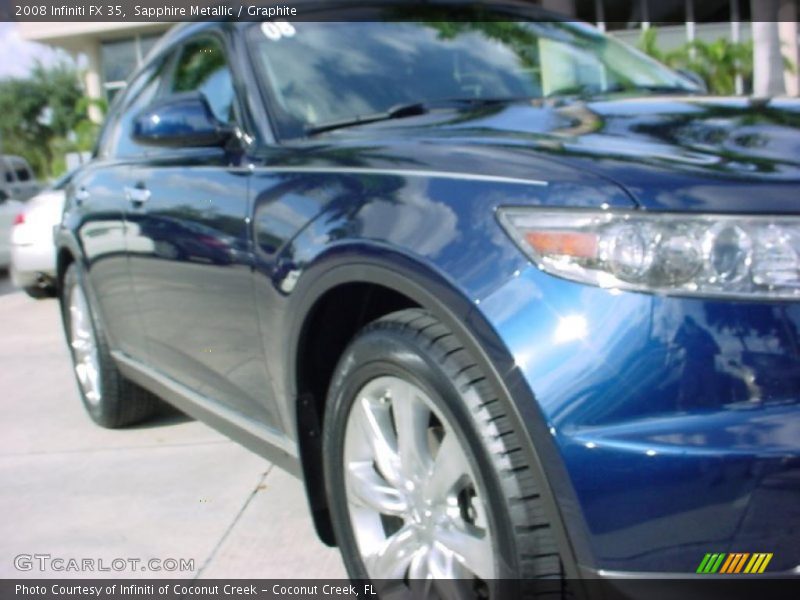 Sapphire Metallic / Graphite 2008 Infiniti FX 35